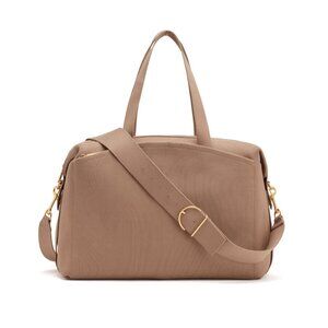 Cuyana Overnight Bag (Recycled Knit) in Cappuccino